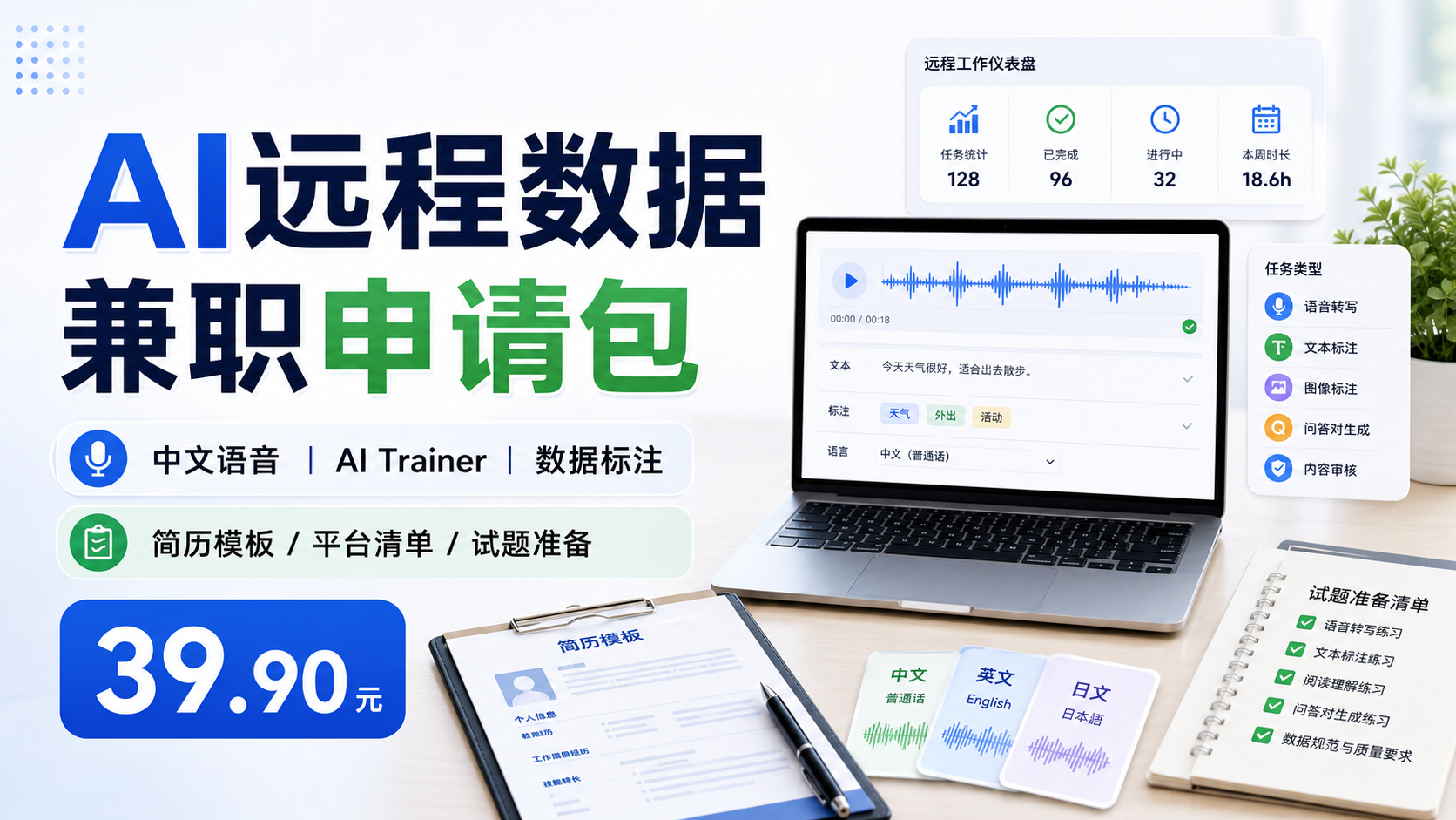 AI 远程数据兼职适配评分器封面
